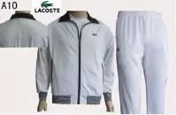 hiver automne lacoste 2019U sport wear survetement hommes a10 blanc noir